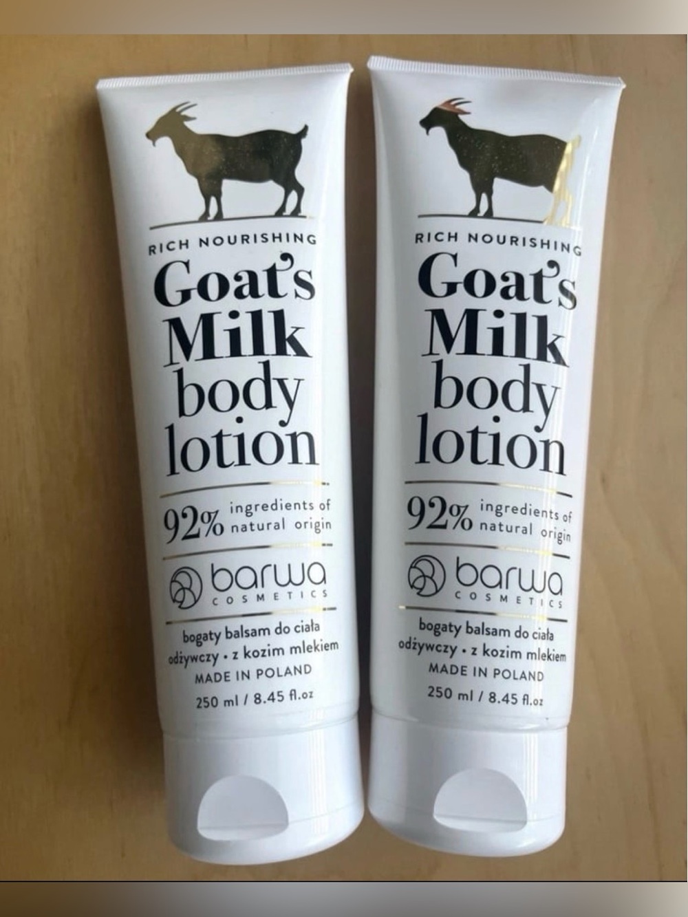 Goat's Milk Body Lotion — White Nourishing Moisturizer
